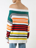 striped bardot sweater 