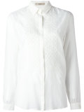 embroidered bib shirt 