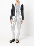 metallic trousers