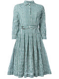 checked shirt dress