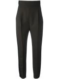 high-rise tailored trousers