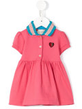 contrast collar dress