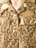 leopard print denim jacket
