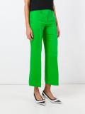 straight cropped trousers