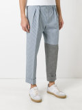 striped tailored pants 