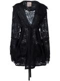 floral lace fringed jacket