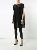long lace detail top