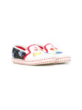 floral embroidered ballerinas