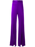 thigh split trousers