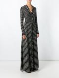 front opening long dress