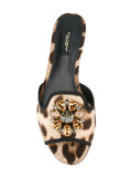 embellished flat sandals