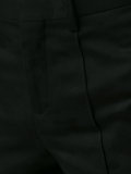 tapered button ankle tousers