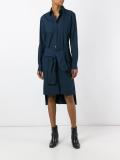 deconstructed shirt dress