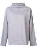wide neck sweatshirt
