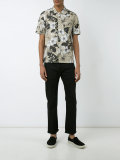 floral print shortsleeved shirt