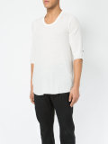 drop hem T-shirt