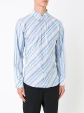 diagonal stripe shirt