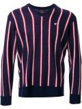 skull patch striped jumper