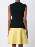 v neck knit blouse