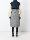 patchwork oversized coat 