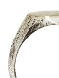 carved oval signet set