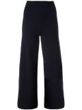 flared cropped trousers