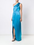 one shoulder gown