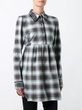 checked shirt dress