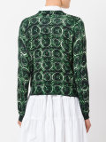 patterned cardigan 
