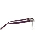 ‘Berlin’ stainless steel cat-eye framed glasses