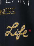 embroidered double breasted jacket