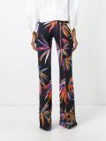 floral print flared pants 