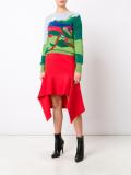countryside motif jumper