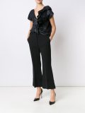ruffled blouse