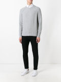ribbed trim sweatshirt 