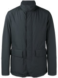 high neck rain jacket