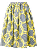 circle printed skirt