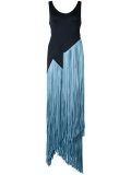 fringed long dress