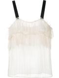 sleeveless lace top