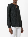 keyhole detail blouse