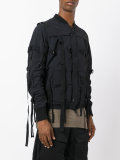 Flex Strapped bomber jacket