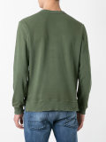 distressed detail sweatshirt 