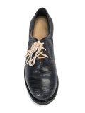 lizard skin lace-up shoes