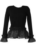ruffle hem and cuff top