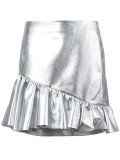 asymmetric frill skirt