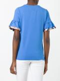 peplum sleeve T-shirt