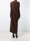 draped maxi dress
