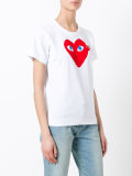 heart print T-shirt 
