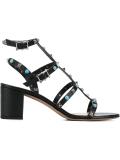 Valentino Garavani Rockstud Rolling block heel sandals
