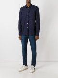 allover dots print shirt